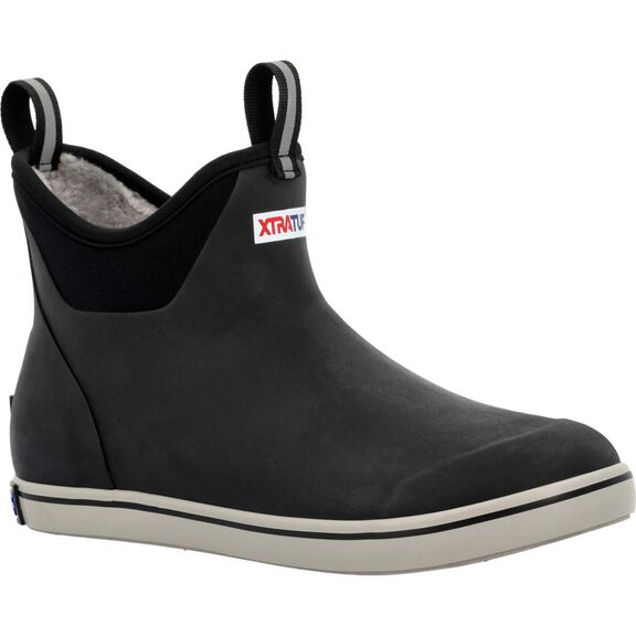 Men's Cold Weather Fleece Lined Ankle Deck Boots image number 0