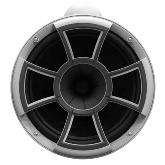 Wet Sounds REV 10 White Special Edition Revolution Series 10" Matte White Tower Speakers with Stainless Steel Fixed Clamps (Pair) image number 4