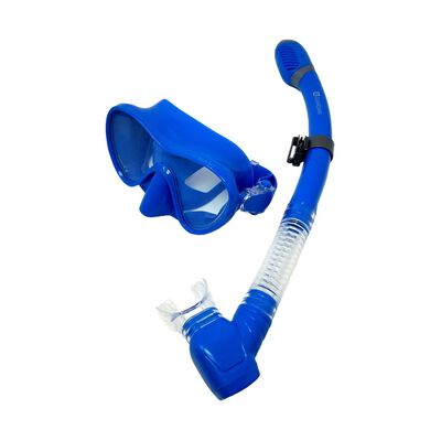 USVI Adult Dry Mask Snorkel Combo