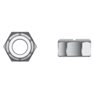 Stainless Steel Fine Thread Nylon Insert Locknuts