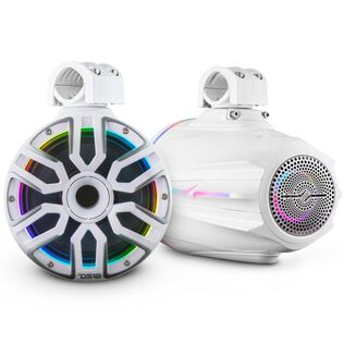 8&rdquo; Marine Tower Speaker With Neodymium Magnet, Kevlar Cone, Compression Driver & Digital LED Lights | 200W RMS 4-Ohm