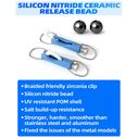 BLUEWING Zirconia Outrigger Release Clips Blue, 2pcs image number 2