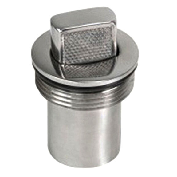 2" Hose Universal Push-Up Cap, Stainless Steel image number 0