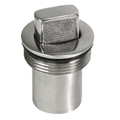 2" Hose Universal Push-Up Cap, Stainless Steel