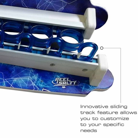 Reel Salty All Weather 3-In-1 Adjustable 10 Rod Storage Rack image number 4