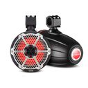HYDRO 8" Neodymium Marine Towers with Built-in Passive Radiator, 1" Driver and RGB LED Light, 550 Watts, Black image number 0