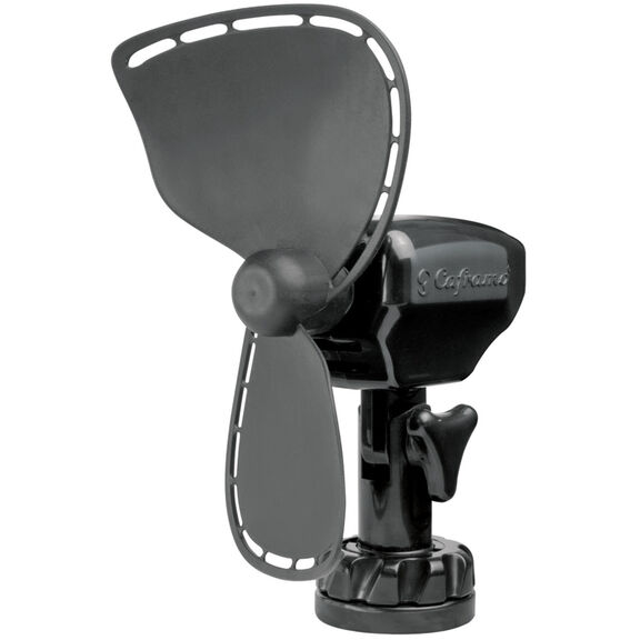 Compact 2-Speed 12V DC Fan, Black image number 0