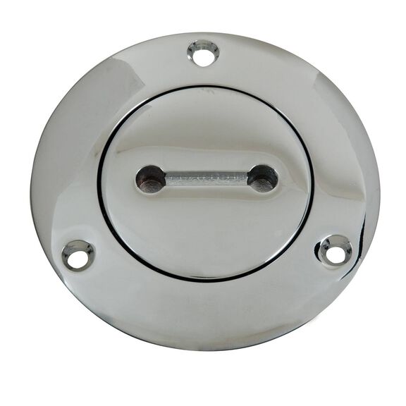 PERKO&reg; Chromed Bronze Deck Plate for Pipe image number 0