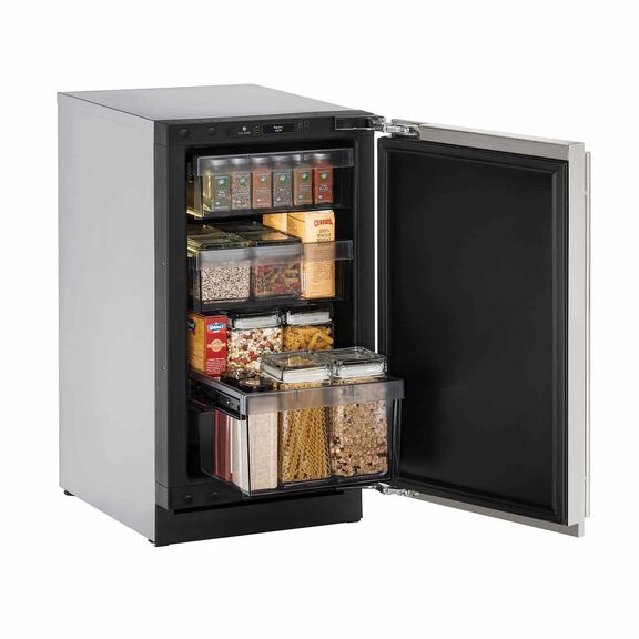 18" Stainless Solid Door Refrigerator image number 1