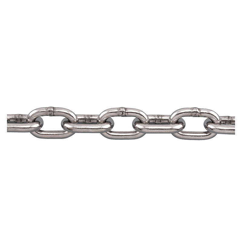 SUNCOR Stainless Steel Proof Coil Chain, Sold by the Foot | West Marine