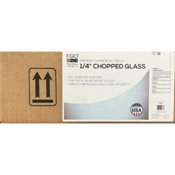 1/4" Chopped Glass 5 lb Box image number 0