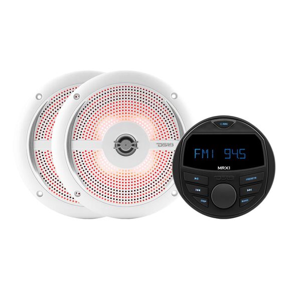 MRX1 and NXL-6SL/WH Stereo Package, White image number 0