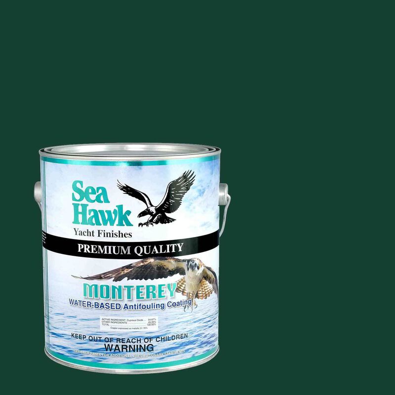 SEA HAWK Monterey Antifouling Paint, Green, Gallon West Marine