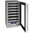 18" 5 Class Stainless Wine Captain with Lock, Right Hinged image number 2
