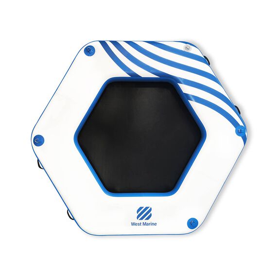 Floating Hex Mesh Dock 8'6" x 8'6" x 8" Inflatable Platform image number 0
