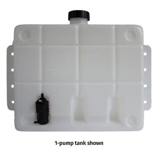 Wiper Reservoir, 10L, 3 x 12V Pump (New Style)
