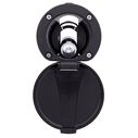 Recessed Shower Black Cup & Lid, Hammer-Head Black Sprayer, 6' Stainless Steel Hose image number 4