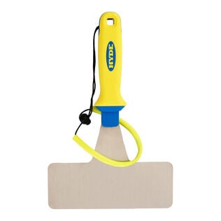 Marine Stainless Steel 8'' Stiff Hand Scraper with Landyard