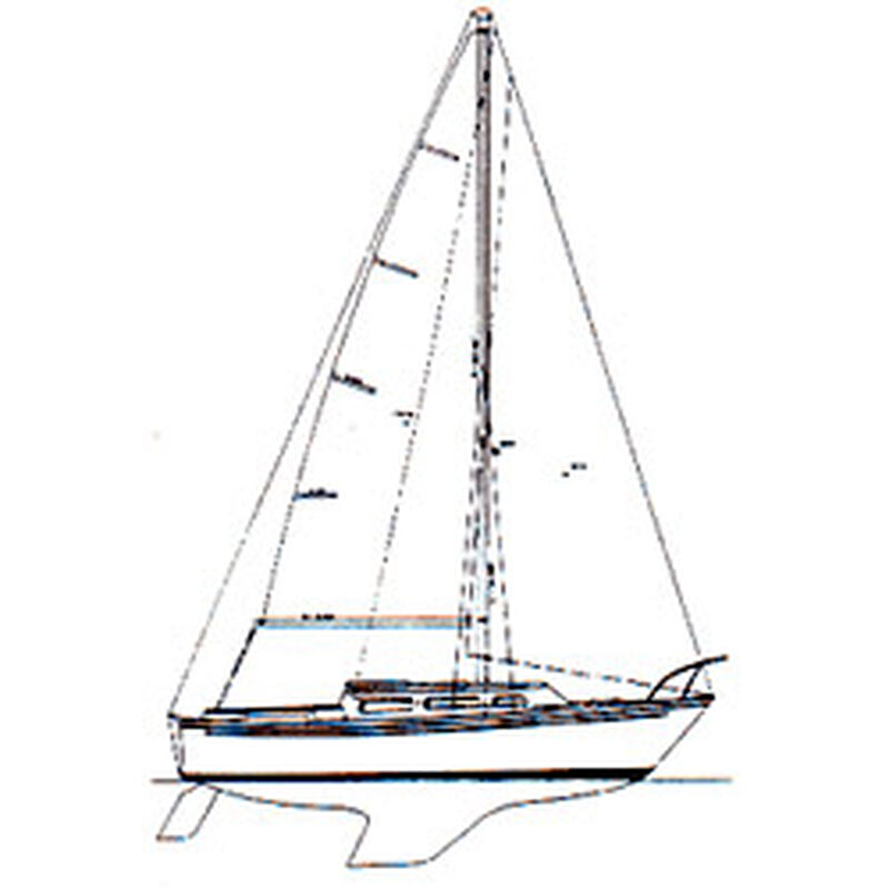 JIB HALYARD, 78' LOA, New England Ropes' Sta-Set X, Color-Coded Green (5/16") with Ronstan (RF6110) Snap Shackle spliced one end, Flemish (reeving) eye other end image number 0