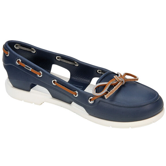 Crocs Navy Deck Shoes Womens Crocs Waterproof Boat Shoes Womens