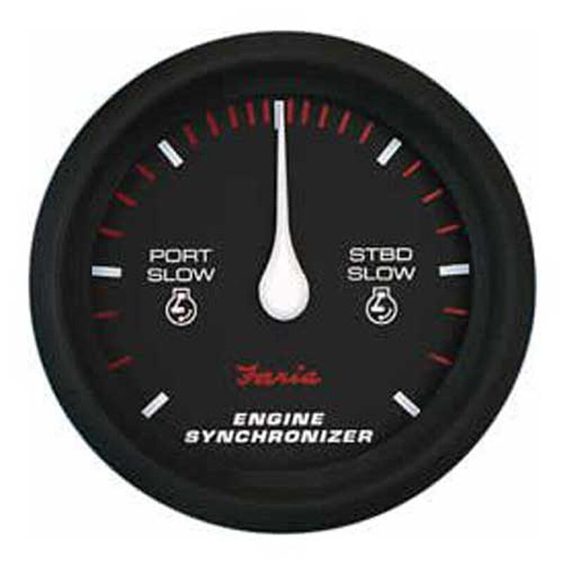 Professional Red Series Dual Engine Synch Gauge image number 0