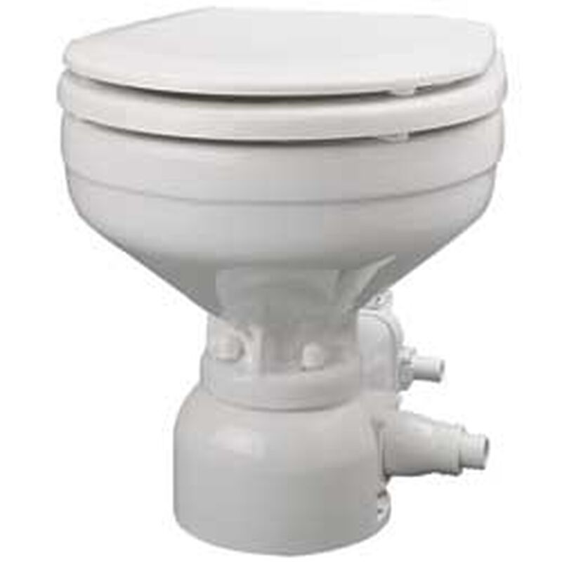 Electric Toilet with Household-Syle Bowl, Freshwater Solenoid, Straight Discharge, 24V image number 0