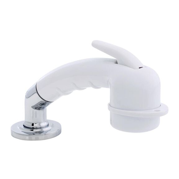 Deck-Mount Sprayer Small Arctic White Sprayer w/Elbow, 6' Stainless Steel Hose, Low Profile Holder image number 0