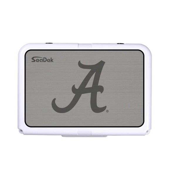 SeaDek Cooler Pad - Collegiate Collection - Fits RTIC 20 - Storm Gray / Black, University of Alabama image number 0