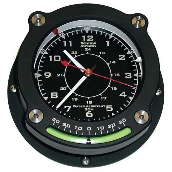 Nautilus Waterproof Quartz Clock w/Inclinometer image number 0
