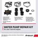 Mercury Water Pump Repair Kit 89983T1 for Mercury and Mariner 30-70hp Outboards and Jet Drive Outboards image number 1