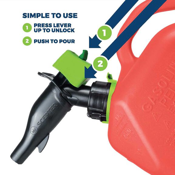 SmartControl Gas Can, 2 Gallon image number 7
