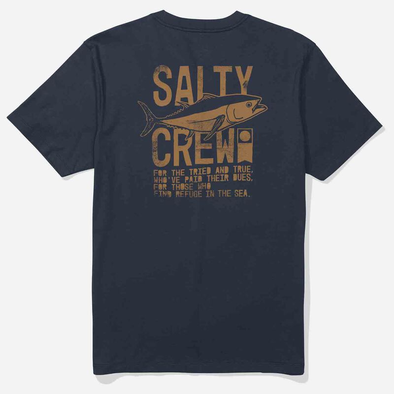 Salty Crew Men's Tried and True Shirt, in Navy, Size XL | by West Marine