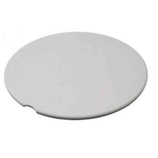 Screw-Out Deck Plate - Polar White 8"