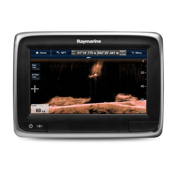 a78 Multi-Function Display with DownVision Sounder, CPT-100 CHIRP Transducer and Navionics+ Charts, Non-WiFi image number 2