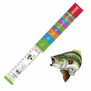Largemouth Bass Release Ruler 30in x 2in (Decal)