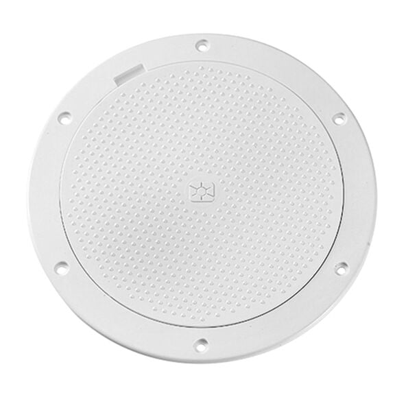 Pry-Out 6" Deck Plate Nonskid White image number 0