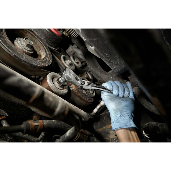 3/8" Drive 9" Flex Head Ratchet image number 3