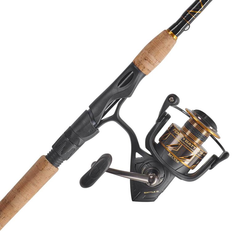7' Battle® III 4000 2-Piece Spinning Combo image number 0