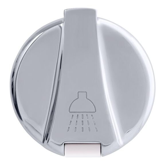 Recessed Shower Warm White Cup with Stainless Steel Lid, Small Warm White Sprayer, 6' White Rubber Hose image number 6