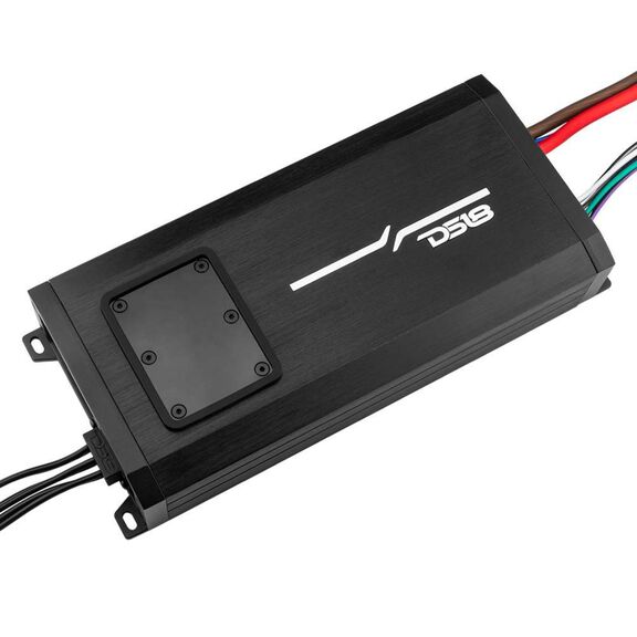 DS18 NXL-X600.4D Full-Range Class D 600 Watts 4-Channel Marine Amplifier, 150 x 4 RMS @4 OHM image number 0