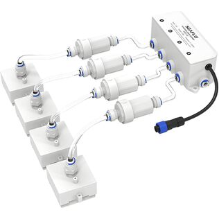 SEAFLO Dry Bilge 4-Zone Splitter System 12V Marine Solenoid Valve