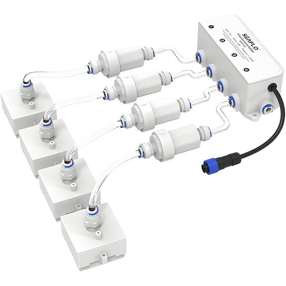 SEAFLO Dry Bilge 4-Zone Splitter System 12V Marine Solenoid Valve image number 0