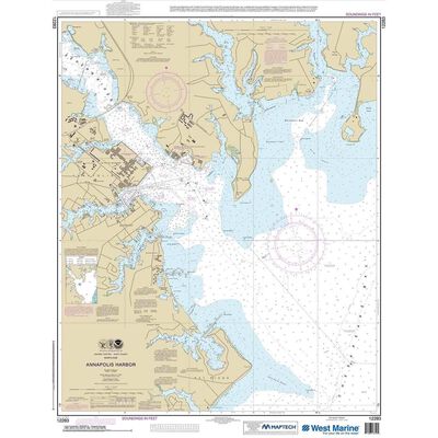 Maptech® NOAA Recreational Waterproof Chart-Annapolis Harbor, 12283