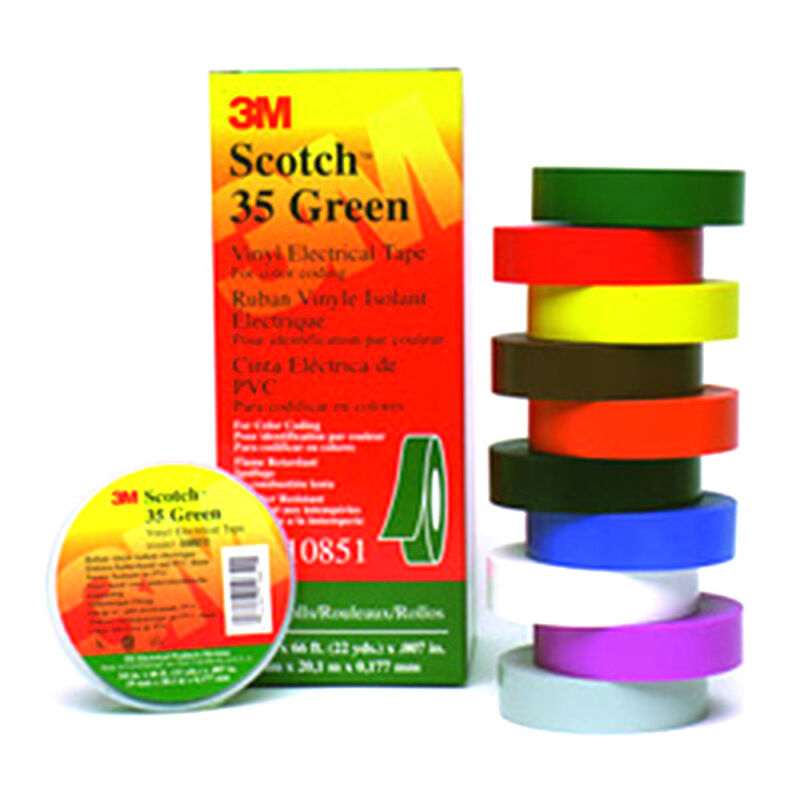 Vinyl Electrical Color-Coding Tape, Green image number 0