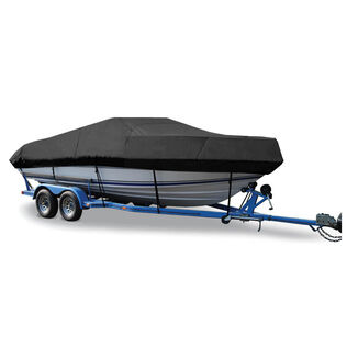 Cuddy Cabin Cover, 18'5"-19'4" Center Line Length, 93" Beam, Black