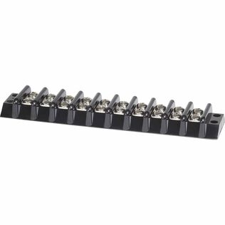 10-Circuit Terminal Block, 65A AC/DC 600V