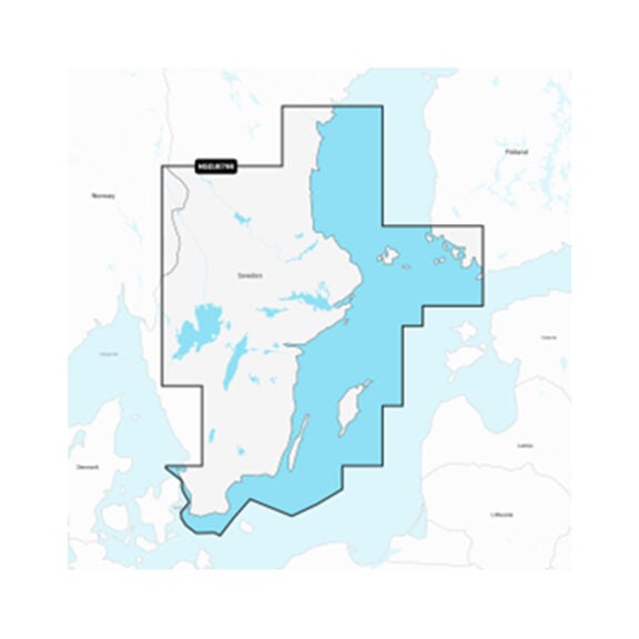 Garmin Navionics+ EU079R Sweden, Southeast, Electronic Chart image number 0
