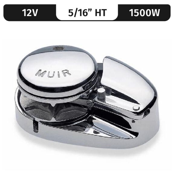 Muir Storm 2500 Low-Profile Windlass, 5/16" HT (G4), 12V DC, 1200W image number 0