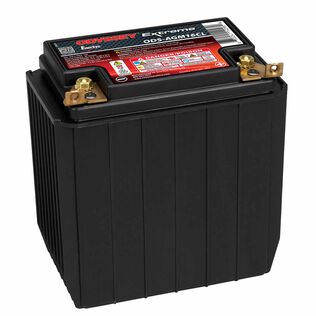 Odyssey Extreme ODS-AGM16CL AGM Powersport Battery with Thin Plate Pure Lead Technology, 18 Amp Hours, 220 Cold Cranking Amps, 330 Marine Cranking Amps, 26 Reserve Minutes