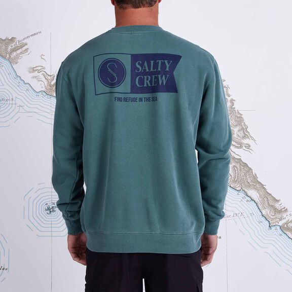 Men's Alpha Crew Fleece Sweater image number 0